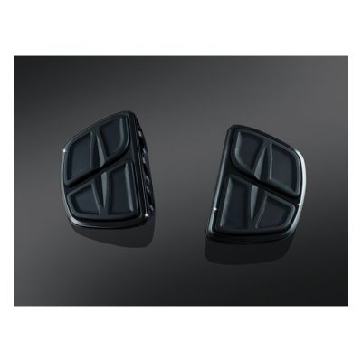 542825 - Küryakyn Kuryakyn, Kinetic mini floorboard set. Gloss black