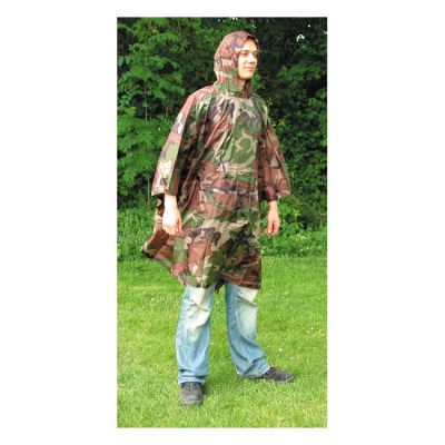 545148 - Army Surplus Fostex poncho woodland camo