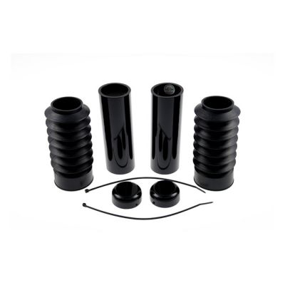 558634 - CULT WERK Cult-Werk, 6-piece fork tube cover kit. Gloss black