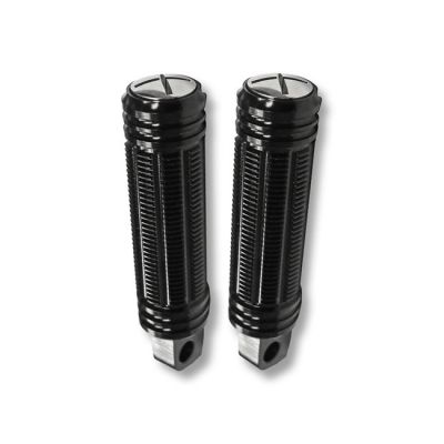 558710 - Burly, Stash foot pegs. Black anodized