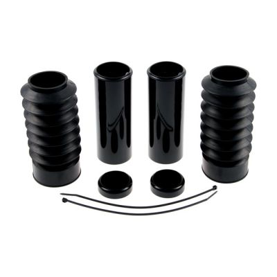 559340 - CULT WERK Cult-Werk, 6-piece fork tube cover kit. Gloss black