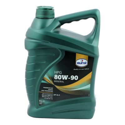 559438 - Eurol, 80W90 GL5 transmission oil. 5 liter