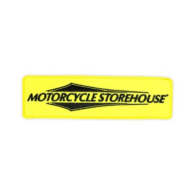 559602 - MCS Motorcycle storehouse, logo patch. Yellow