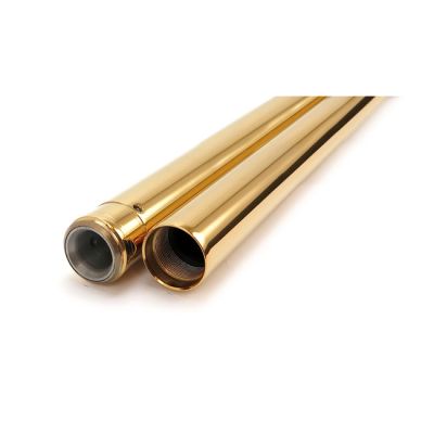559960 - CUSTOM CYCLE CC Eng. 39mm fork tubes, TNC Gold. 28-1/4