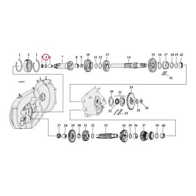 561458 - Cometic, o-ring clutch gear
