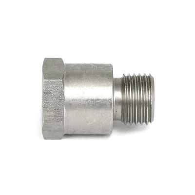 563332 - Streethogs, 1/2-20 oil gauge fitting to crankcase. Stainless