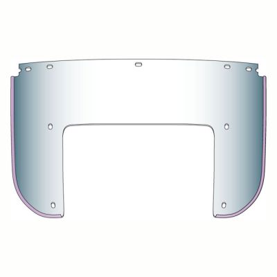 563897 - National Cycle, Beaded 7-bolt lower window. Clear