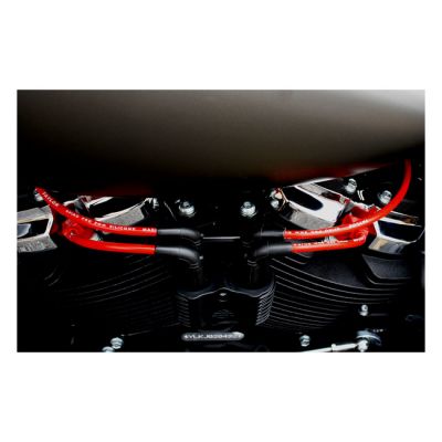 568750 - Taylor, 8mm Pro Wire spark plug wire set. Red