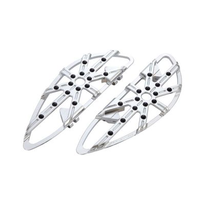 569767 - Arlen Ness, 10-gauge rider floorboards chrome