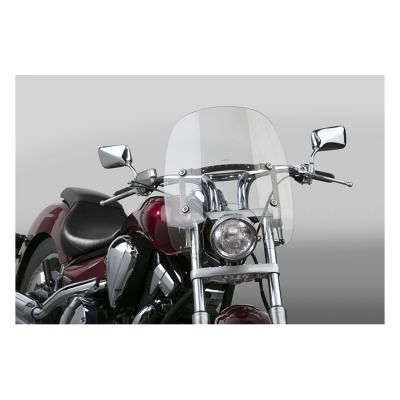 572257 - National Cycle NC Spartan® Quick Release Windshield - Clear, 16.25''