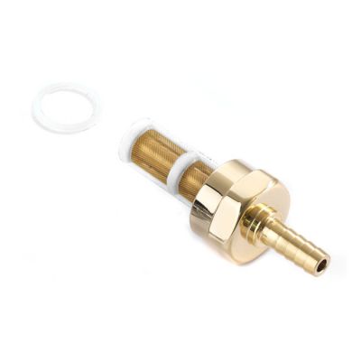 575377 - KUSTOM TECH K-Tech brass M22x1 custom fuel line fitting polished
