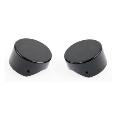 575552 - CULT WERK Cult-Werk, 2-piece fork tube cap bolt cover kit. Black
