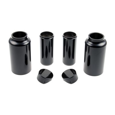 575553 - CULT WERK Cult-Werk, 6-piece fork tube cover kit. Gloss black