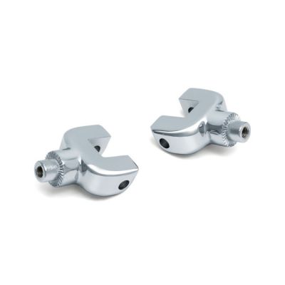 576884 - Küryakyn Kuryakyn, splined passenger peg/floorboard adapter chrome
