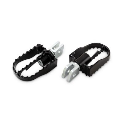578256 - Burly, MX style rider foot pegs. Black
