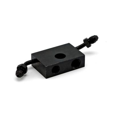 579814 - Goodridge, ABS adapter front. Black plated carbon steel
