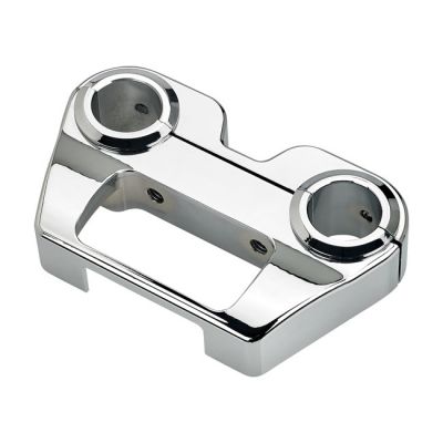 580332 - Biltwell, digital Softail dash panel housing. Chrome