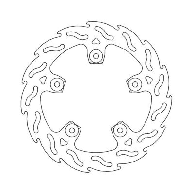 586702 - *6 DAYS EXTRA TRANSIT TIME* Moto-Master Flame series brake rotor