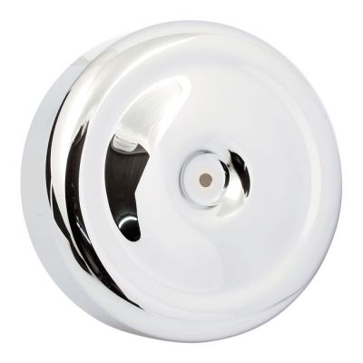 587033 - Mikuni, HSR42 air cleaner cover (w/o cut-out). Chrome