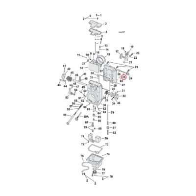 587073 - Mikuni, starter plunger spring