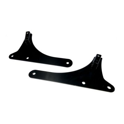 587697 - Cycle Visions, rigid sissy bar side plates. Black