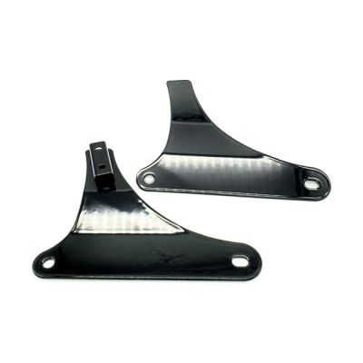 587698 - Cycle Visions, rigid sissy bar side plates. Black
