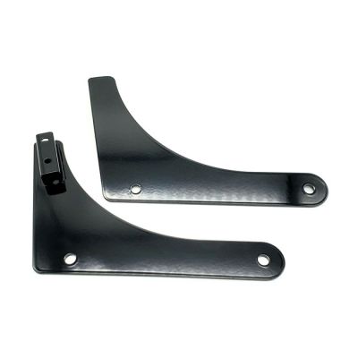 587699 - Cycle Visions, rigid sissy bar side plates. Black