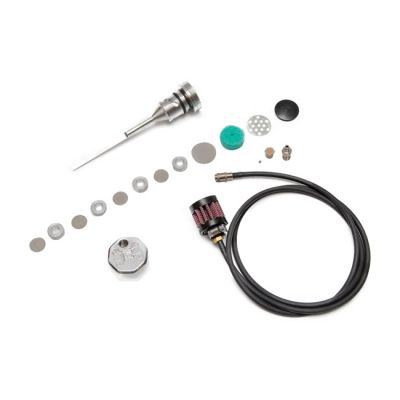 588044 - Feuling, oil tank breather kit & vented dipstick. Pol. cap