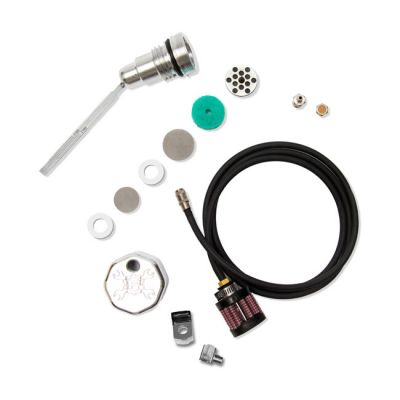 588048 - Feuling, oil tank breather kit & vented dipstick. Pol. cap