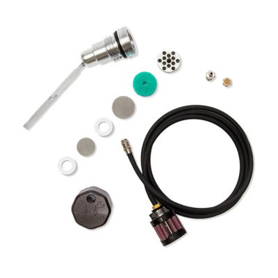 588051 - Feuling, oil tank breather kit & vented dipstick. Black cap