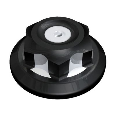 589580 - RSD Roland Sands, Misano fork stem nut assembly. Black CC