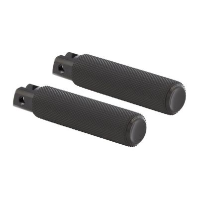 590422 - Arlen Ness, Knurled passenger footpegs. Black