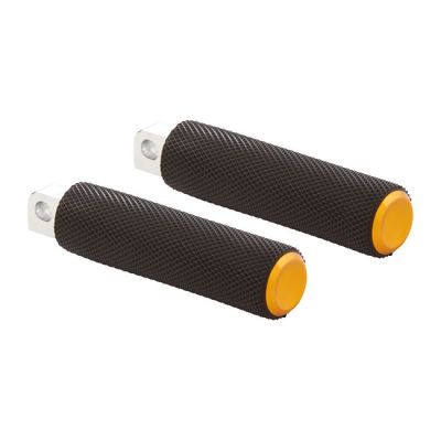 590424 - Arlen Ness, Knurled passenger footpegs. Gold