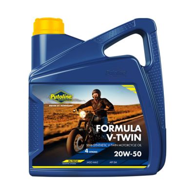 591221 - Putoline, Formula V-Twin 20W-50 motor oil. 4 liter