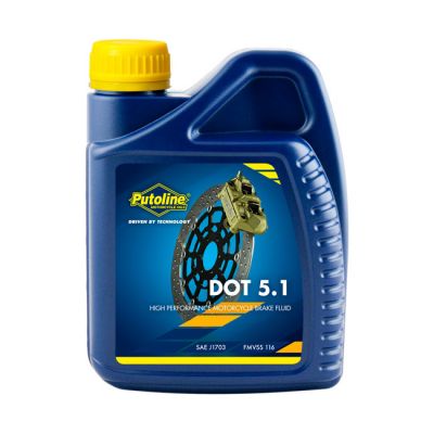 591241 - Putoline, DOT 5.1 brake fluid. 500cc