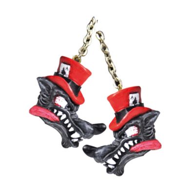 595040 - LeThaL ThReaT Dangler Top Hat Wolf