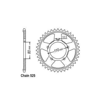 597346 - JT rear sprocket 1331.42