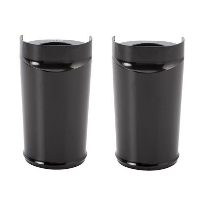 598146 - Arlen Ness, Smooth fork boots for fat wheels. Black