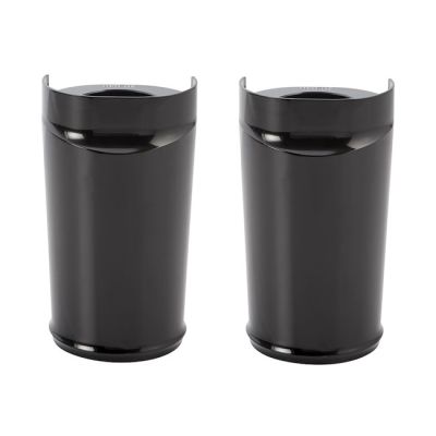 598148 - Arlen Ness, Smooth fork boots for fat wheels. Black