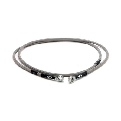 599140 - Goodridge brake line upper front, stainless clear coated