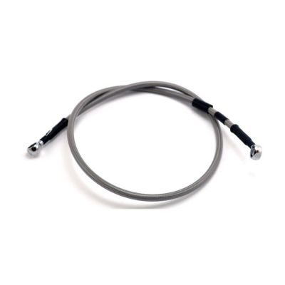 599145 - Goodridge brake line upper front, stainless clear coated