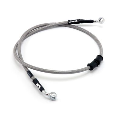 599154 - Goodridge brake line upper front, stainless clear coated