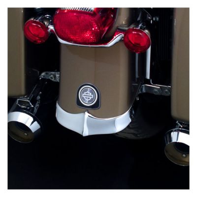 599182 - National Cycle, cast rear fender tip. Chrome