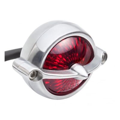 599243 - Motone, Bel Air LED taillight. Polished, no bracket. ECE