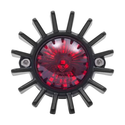 599251 - Motone, Big Fin LED taillight. Black, no bracket. ECE