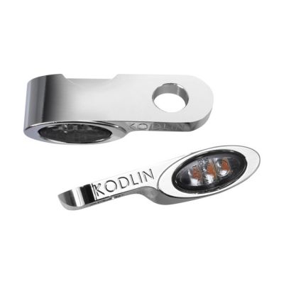 599560 - Kodlin, LED turn signals Elypse front. Chrome