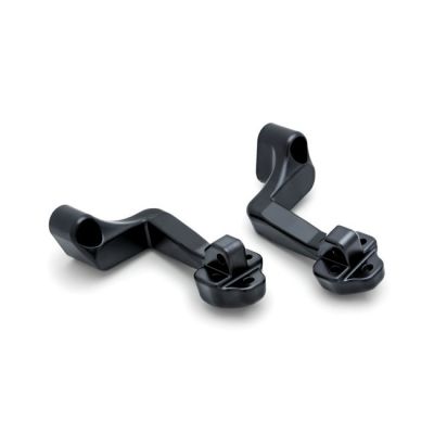 599628 - Küryakyn Kuryakyn, Passenger board mounts. Gloss black