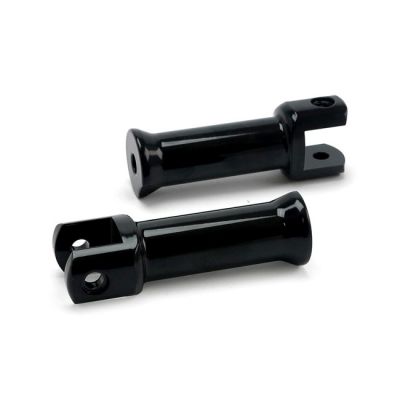 599665 - MCS M8 Softail passenger footpeg mounts, black