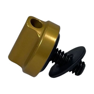 700909 - Bare Knuckle Performance, seat screw. 1/4-28. Gold