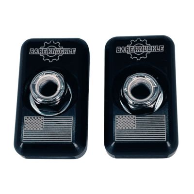 700950 - Bare Knuckle Performance, Axle adjuster plate kit. US flag